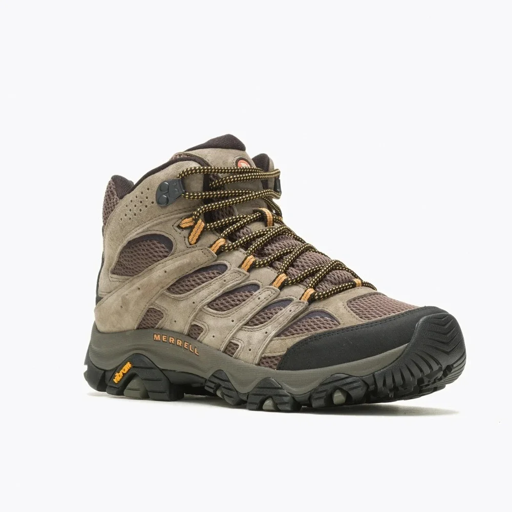 Merrell Moab 3 Mid GTX‎ Waterproof Mens Size 8 Hiking Shoes Walnut NEW